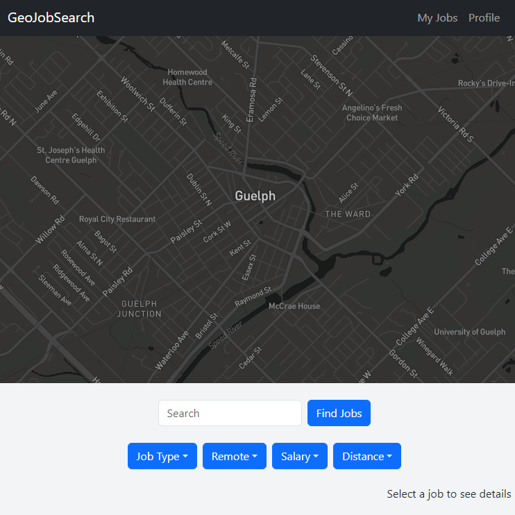 GeoJob Search Website